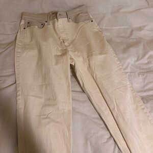 Abercrombie jeans with leather waist